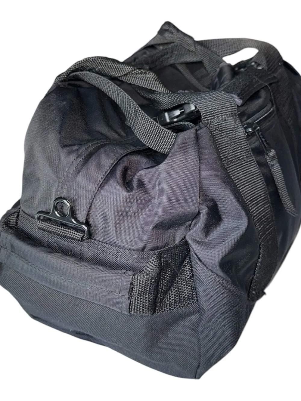 L.L. Bean Black Duffel with Front Zip Pocket